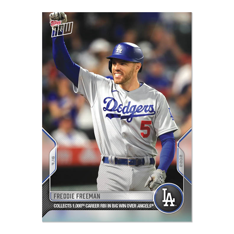 Freddie Freeman - 2022 MLB Topps NOW® Card 547 - PR: 496