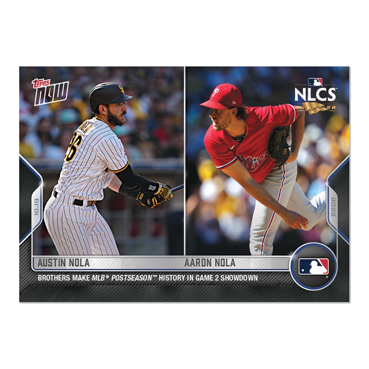 Austin Nola/Aaron Nola - 2022 MLB Topps NOW® Card 1102 - PR: 897