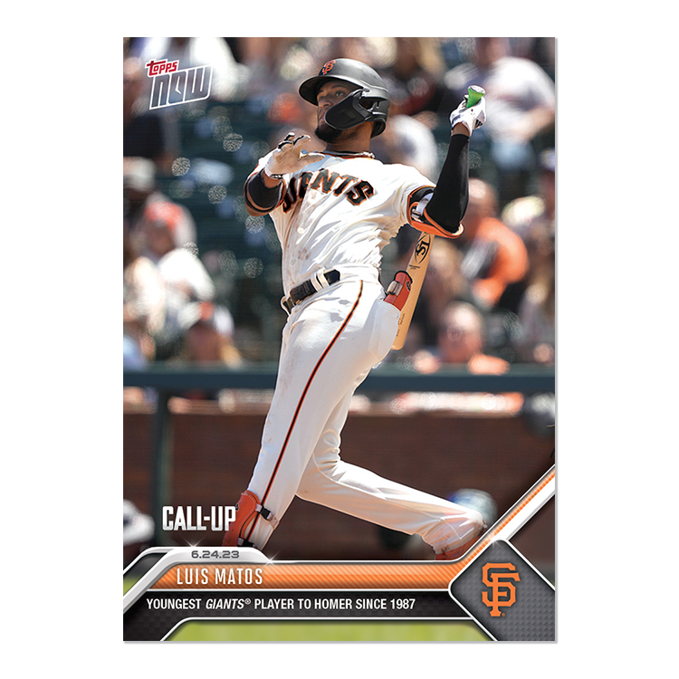 Luis Matos - 2023 MLB Topps NOW® Card 490 - PR: 858