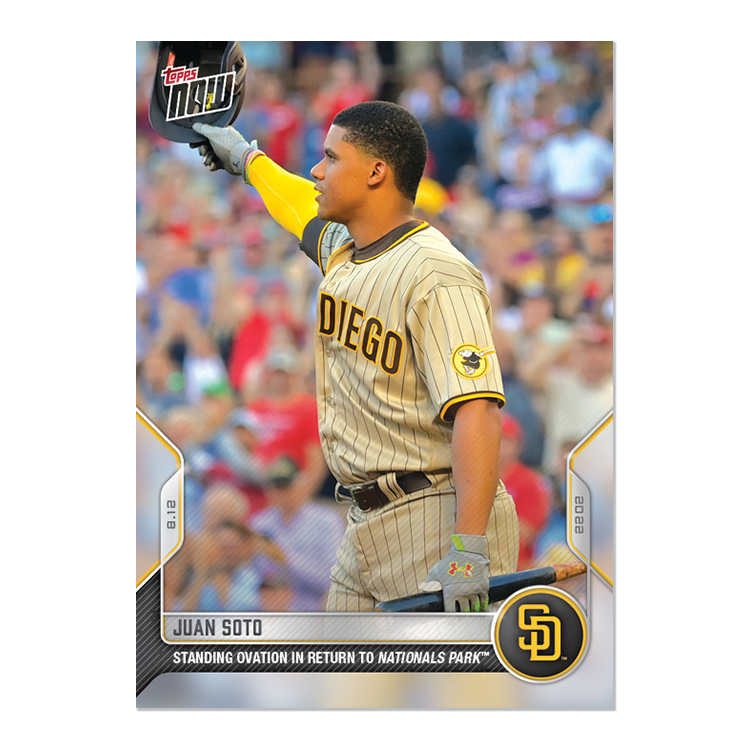 Juan Soto - 2022 MLB Topps NOW® Card 694 - PR: 608