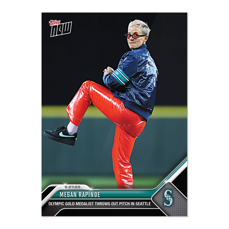 Megan Rapinoe - 2023 MLB Topps NOW® Card 930 - PR: 1229