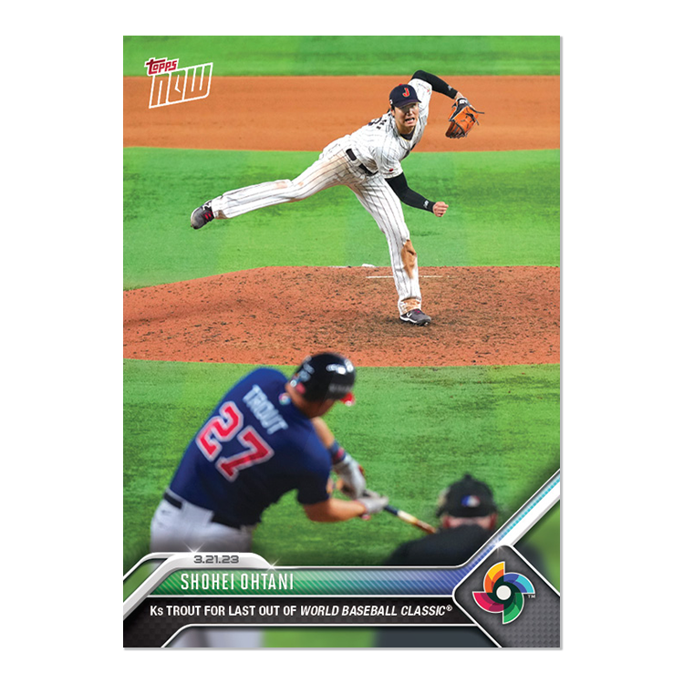Shohei Ohtani - 2023 World Baseball Classic Topps NOW® Card 71 - PR: 42273