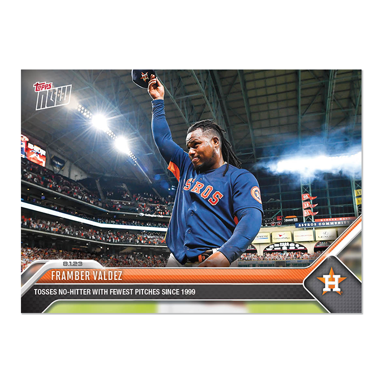 Framber Valdez - 2023 MLB Topps NOW® Card 641 - PR: 2192