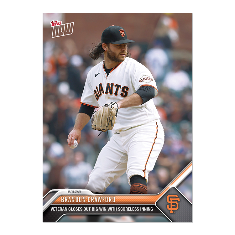 Brandon Crawford - 2023 MLB Topps NOW® Card 429 - PR: 1125