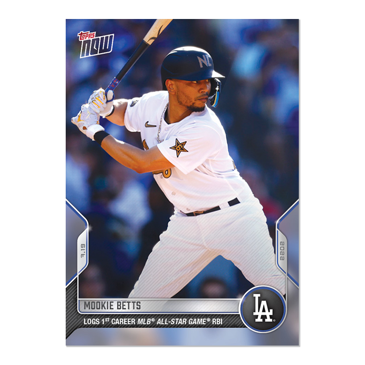 Mookie Betts - 2022 MLB Topps NOW® Card 571 - PR: 515