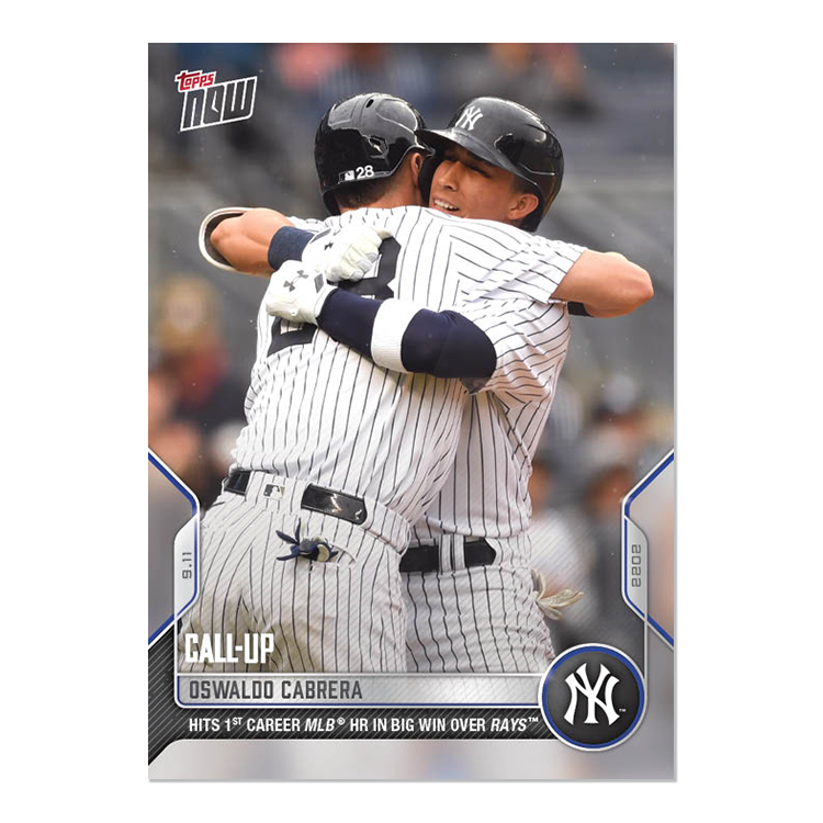 Oswaldo Cabrera - 2022 MLB Topps NOW® Card 882 - PR: 998