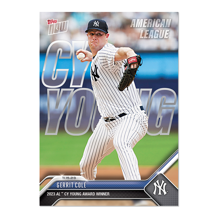 Gerrit Cole - 2023 MLB Topps NOW® Card OS14 - PR: 2158