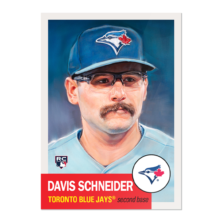 Topps MLB® Living Set® Card #711 - Davis Schneider - PR: 1468