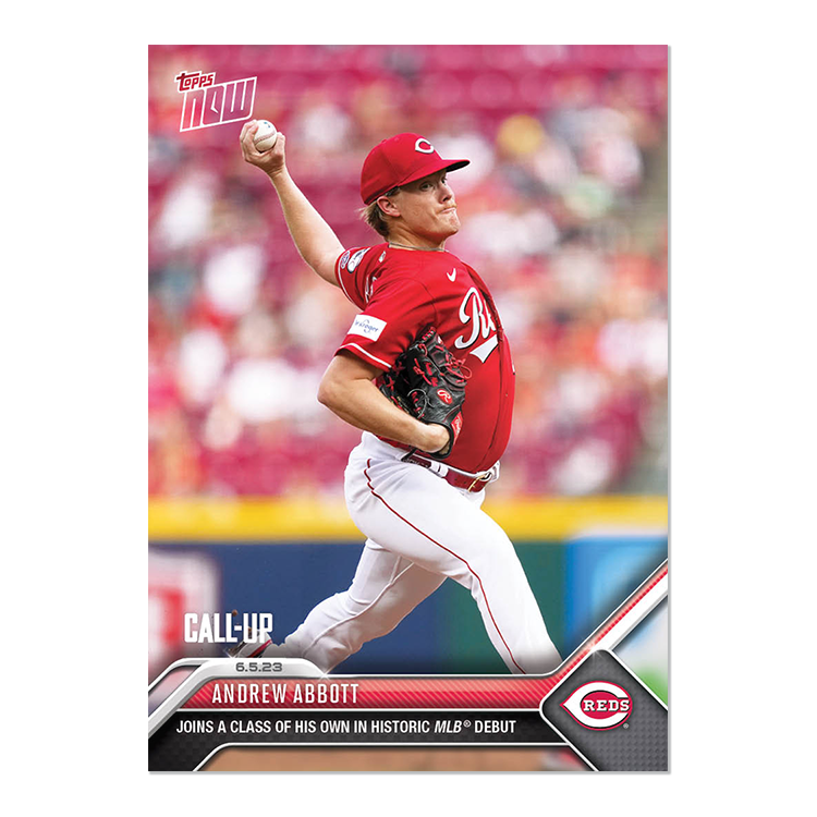 Andrew Abbott - 2023 MLB Topps NOW® Card 390 - PR: 1305