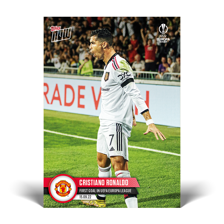 First goal in UEFA Europa League - EL Topps NOW® Card #10 - PR: 2268