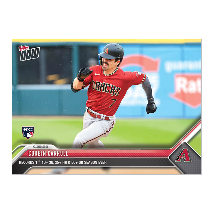 Corbin Carroll - 2023 MLB Topps NOW® Card 933 - PR: 3191