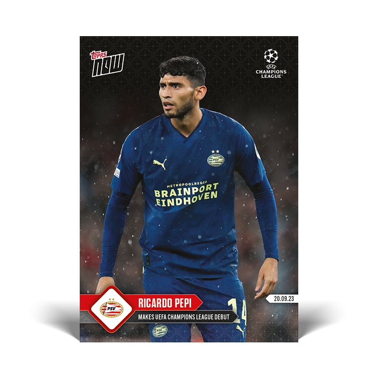 Ricardo Pepi - Makes UEFA Champions League debut - UCL Topps NOW® Card #18 - PR: 114