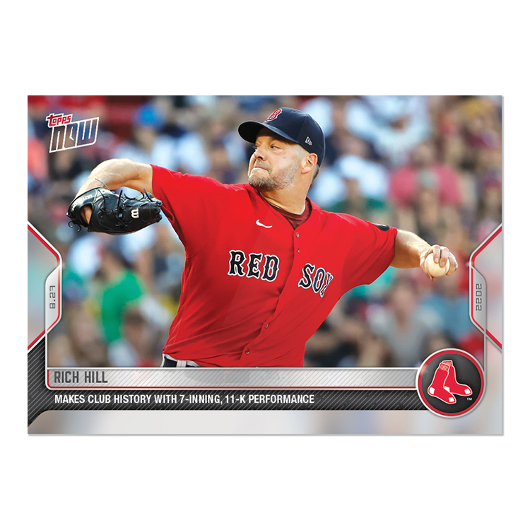 Rich Hill - 2022 MLB Topps NOW® Card 788 - PR: 331