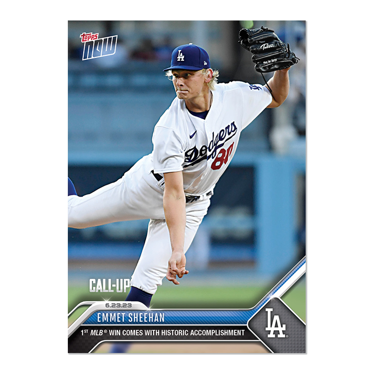 Emmet Sheehan - 2023 MLB Topps NOW® Card 486 - PR: 1292