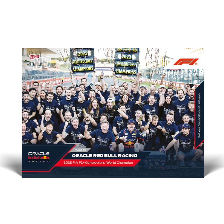 Oracle Red Bull Racing - 2023 FIA World Constructor's Champions - F1 Topps NOW® Card #49 - PR: 710