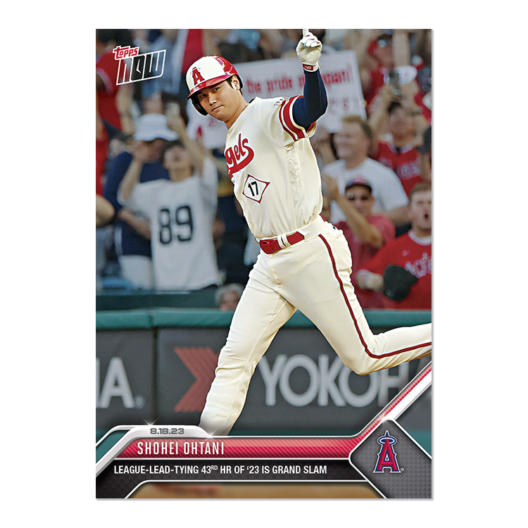 Shohei Ohtani - 2023 MLB Topps NOW® Card 727 - PR: 7654