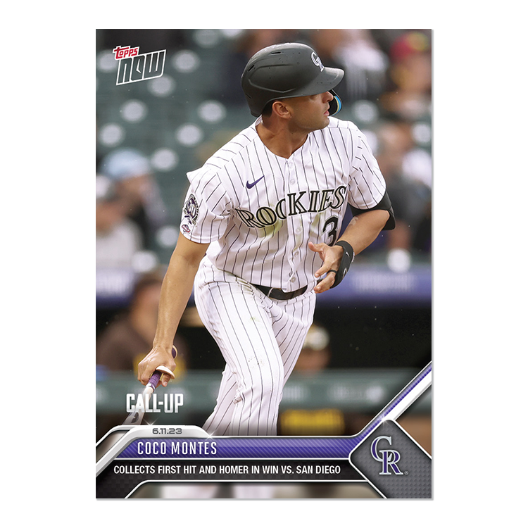 Coco Montes - 2023 MLB Topps NOW® Card 427 - PR: 573