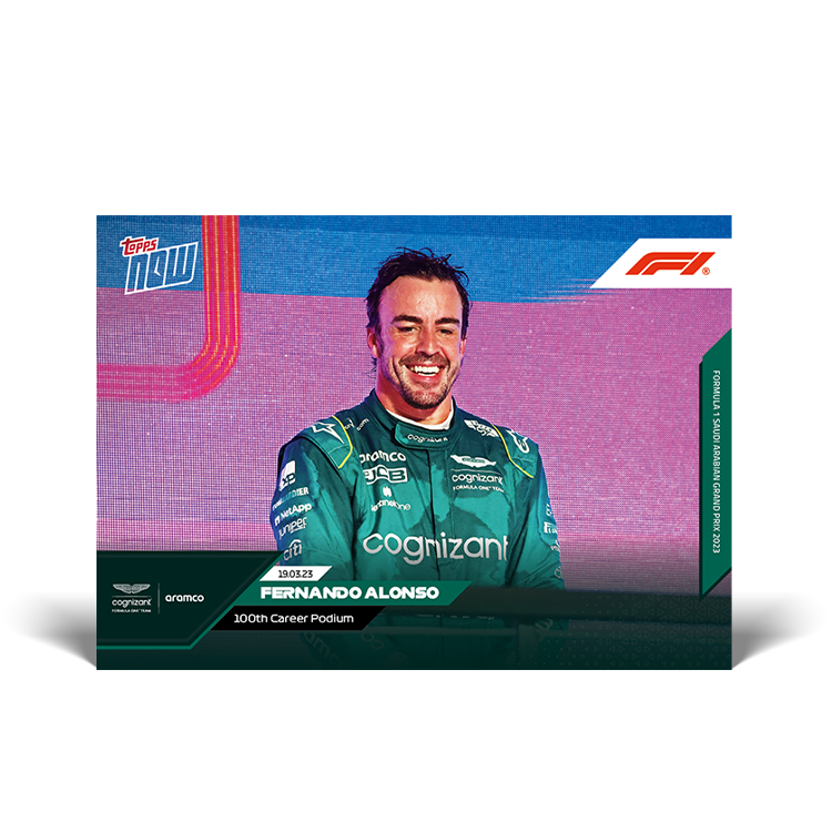 100th Career Podium - F1 Topps NOW® Card #006 - PR: 2092