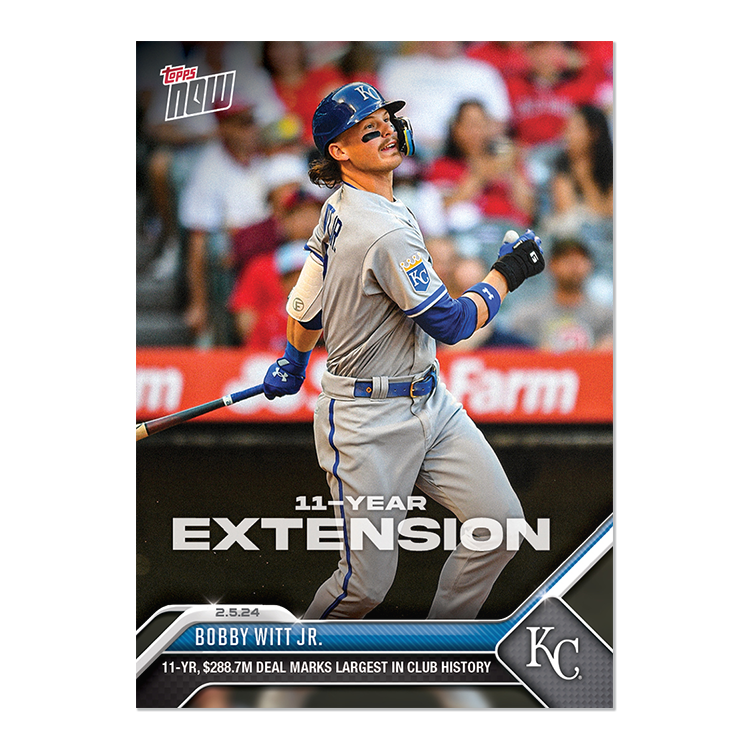 Bobby Witt Jr. - 2023 MLB Topps NOW® Card OS31 - PR: 2320