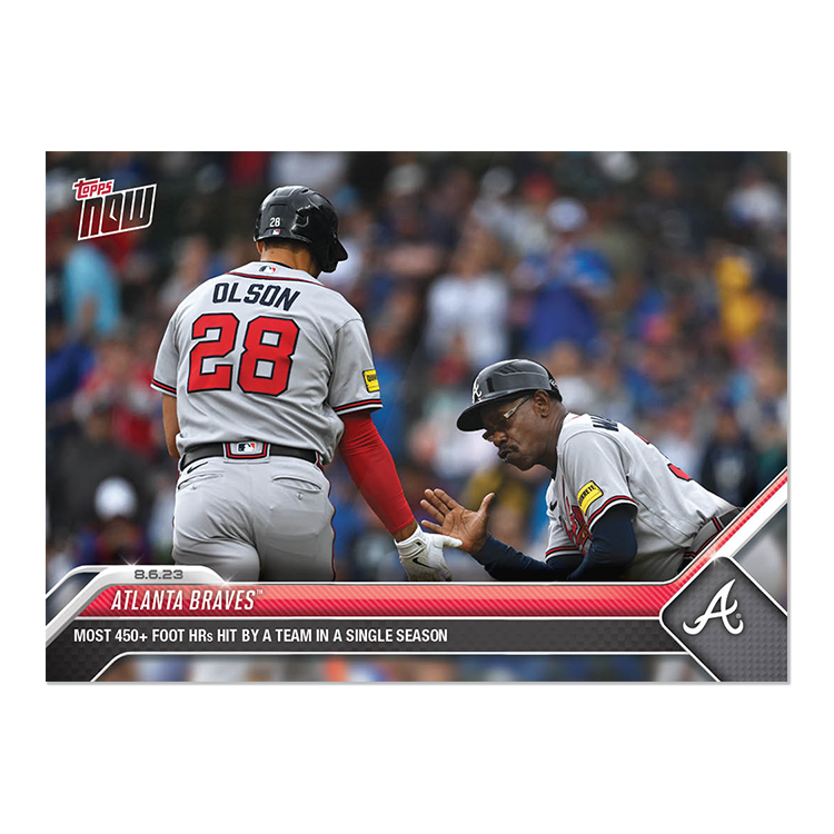 Atlanta Braves - 2023 MLB Topps NOW® Card 665 - PR: 496