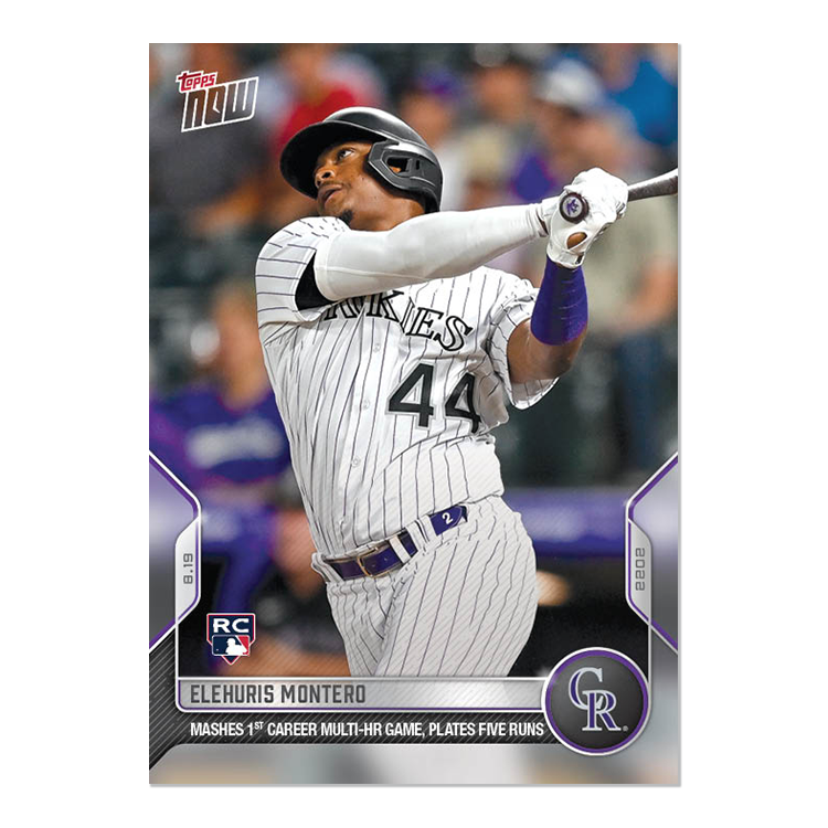 Elehuris Montero - 2022 MLB Topps NOW® Card 743 - PR: 402