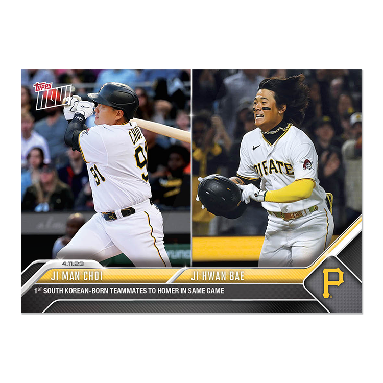 Ji Man Choi/Ji Hwan Bae - 2023 MLB Topps NOW® Card 99 - PR: 594