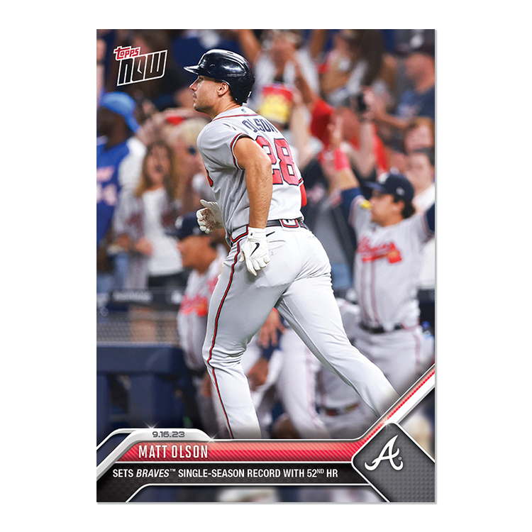 Matt Olson - 2023 MLB Topps NOW® Card 874 - PR: 1551