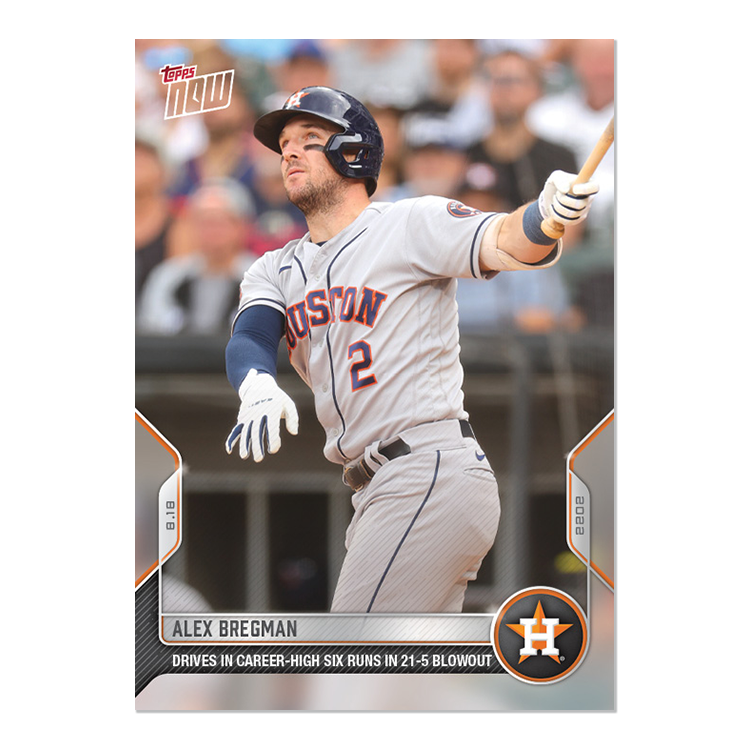 Alex Bregman - 2022 MLB Topps NOW® Card 732 - PR: 324