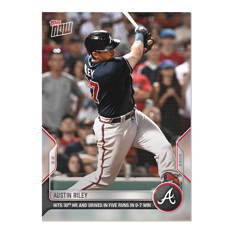 Austin Riley - 2022 MLB Topps NOW® Card 675 - PR: 500