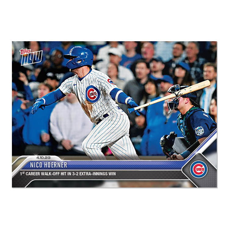 Nico Hoerner - 2023 MLB Topps NOW® Card 91 - PR: 495