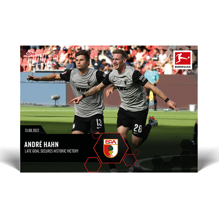 Last minute goal secures historic victory - Bundesliga Topps NOW® Card #15 - PR: 114