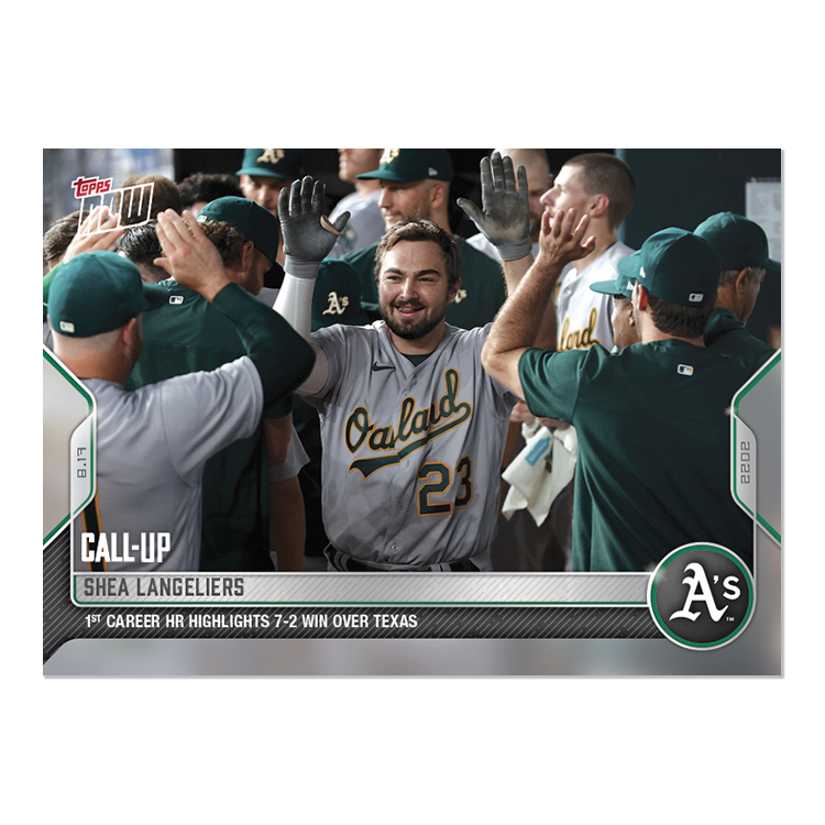 Shea Langeliers - 2022 MLB Topps NOW® Card 728 - PR: 636