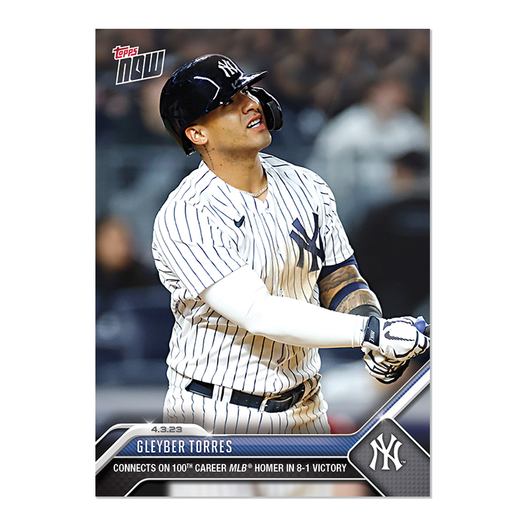 Gleyber Torres - 2023 MLB Topps NOW® Card 40 - PR: 525