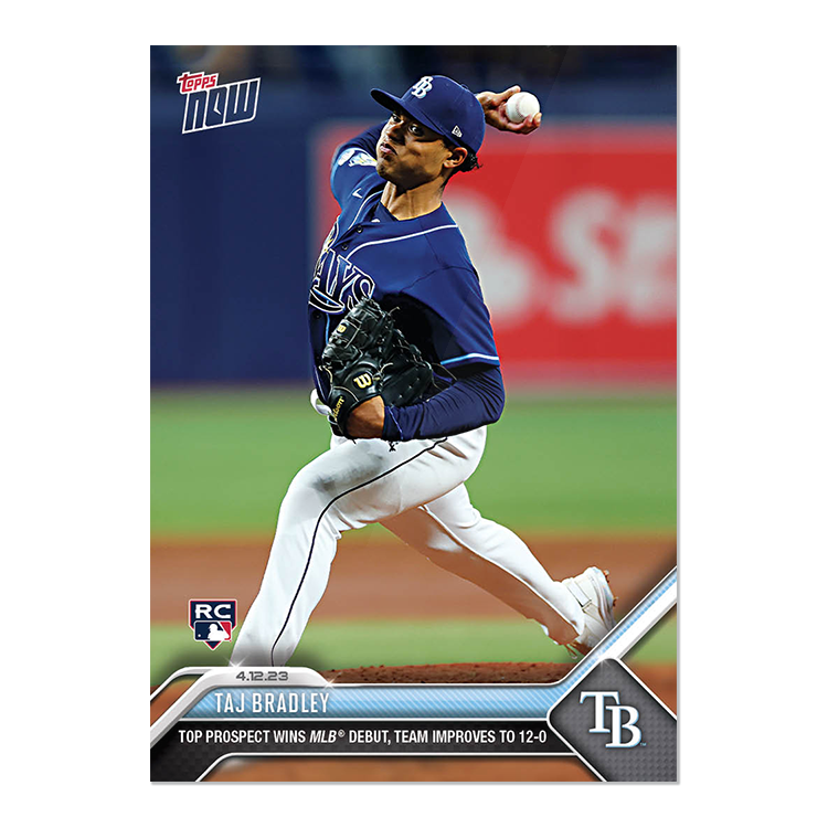Taj Bradley - 2023 MLB Topps NOW® Card 111 - PR: 1567