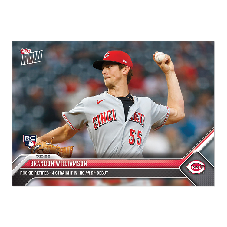 Brandon Williamson - 2023 MLB Topps NOW® Card 301 - PR: 988