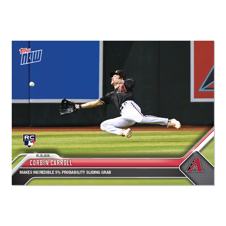 Corbin Carroll - 2023 MLB Topps NOW® Card 381 - PR: 1150