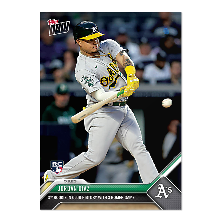 Jordan Diaz - 2023 MLB Topps NOW® Card 261 - PR: 857