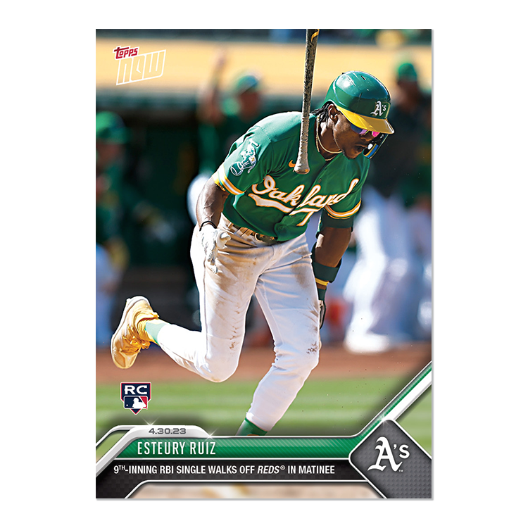 Esteury Ruiz - 2023 MLB Topps NOW® Card 211 - PR: 448