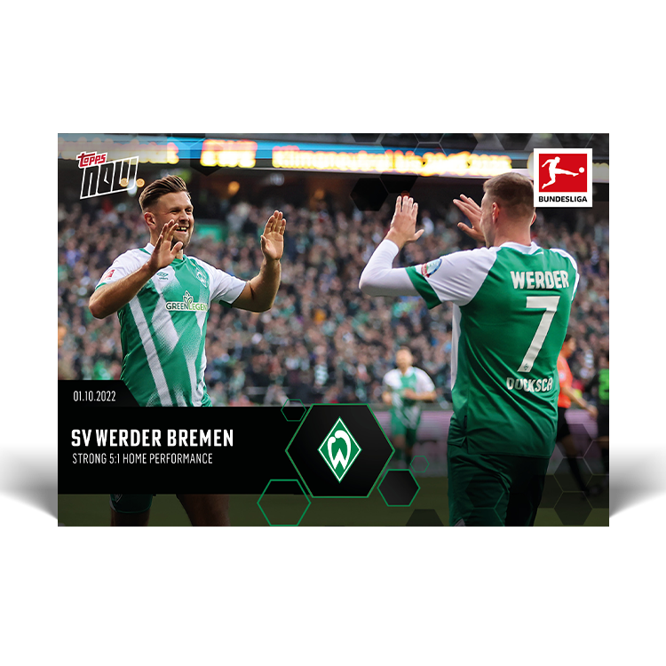 Strong 5:1 home performance - Bundesliga Topps NOW® Card #52 - PR: 147