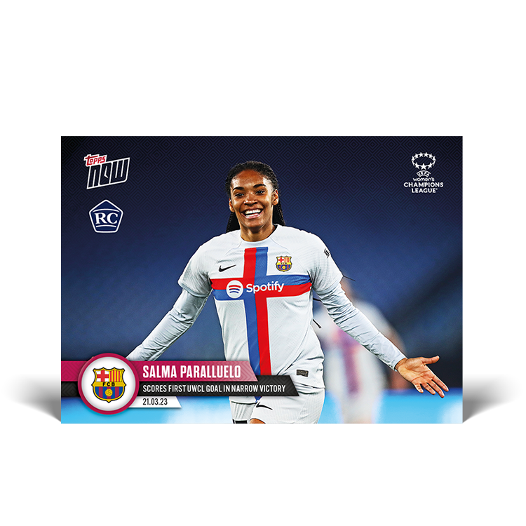Scores first UWCL goal in narrow victory - UWCL Topps NOW® Card #13 - PR: 1317