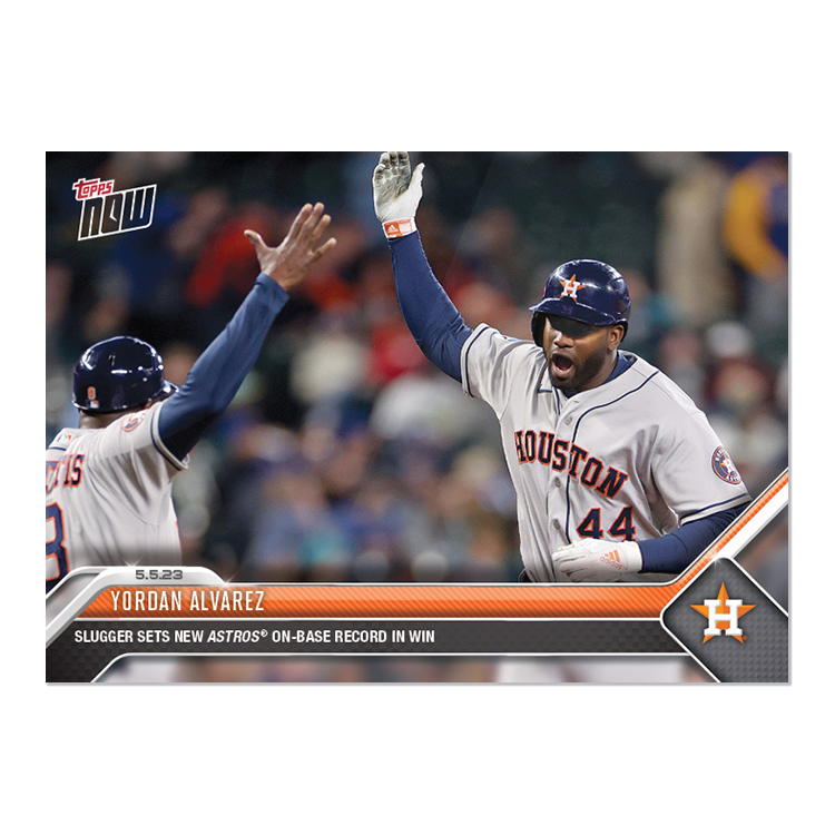 Yordan Alvarez - 2023 MLB Topps NOW® Card 240 - PR: 383