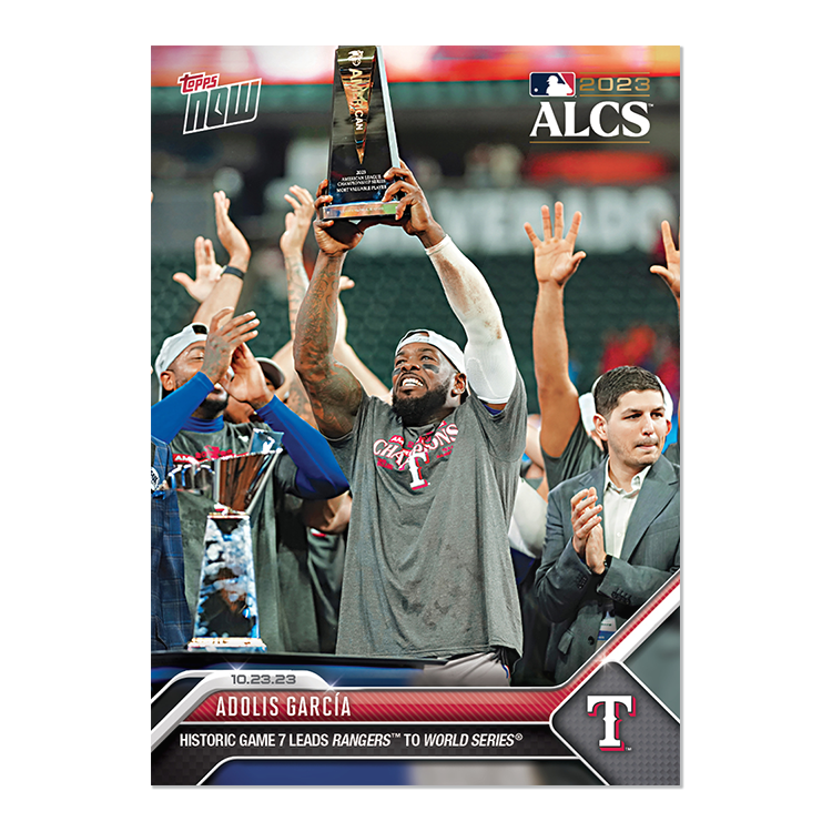 Adolis García - 2023 MLB Topps NOW® Card 1038 - PR: 1449