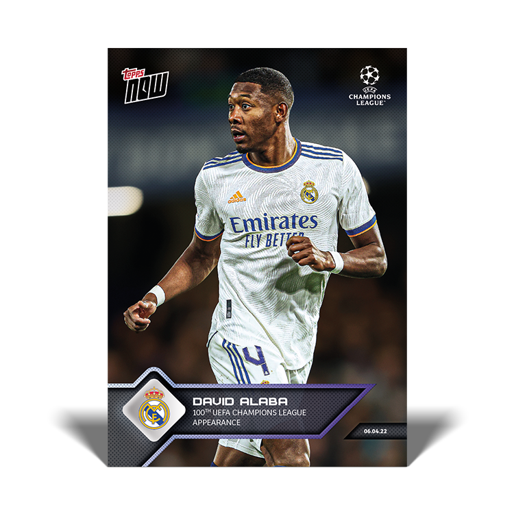 100th UEFA Champions League appearance - UCL Topps NOW® Card #134 - PR: 461