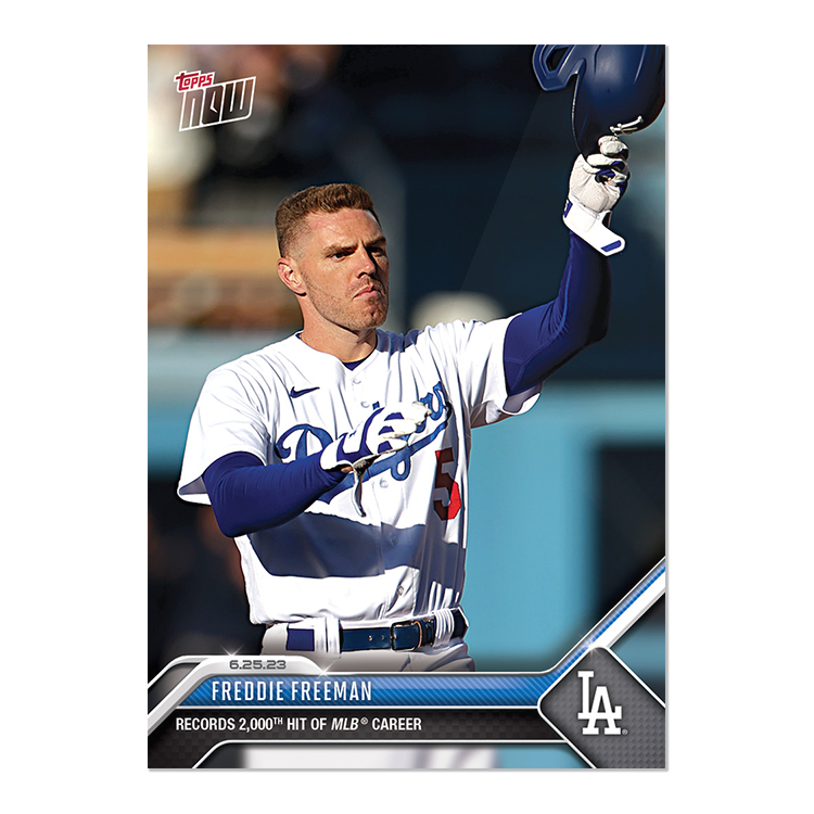 Freddie Freeman - 2023 MLB Topps NOW® Card 498 - PR: 1305