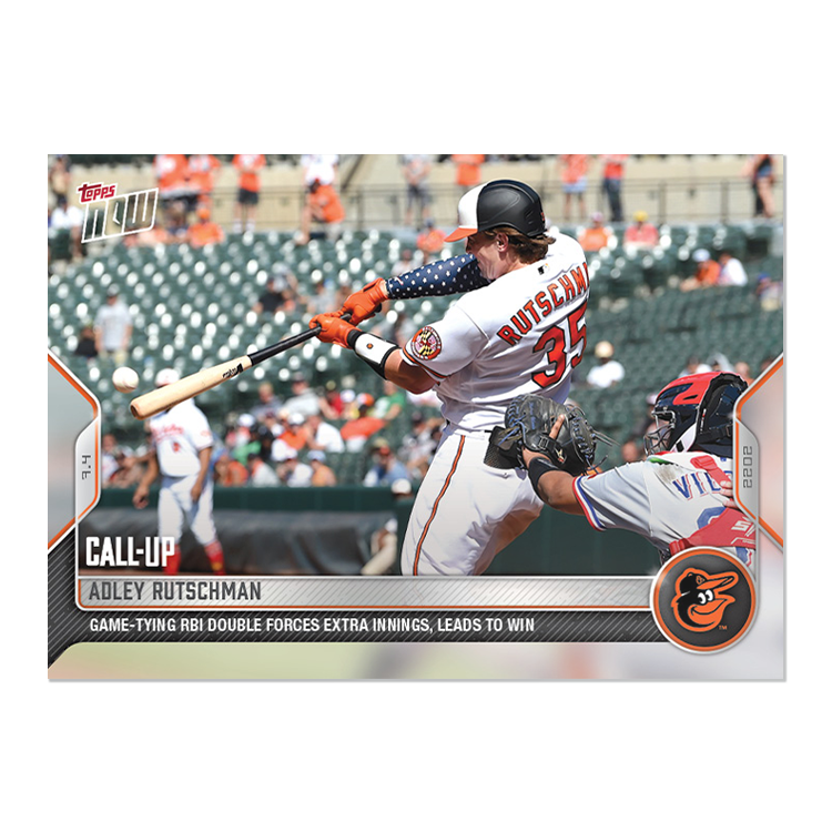 Adley Rutschman - 2022 MLB Topps NOW® Card 465 - PR: 1048