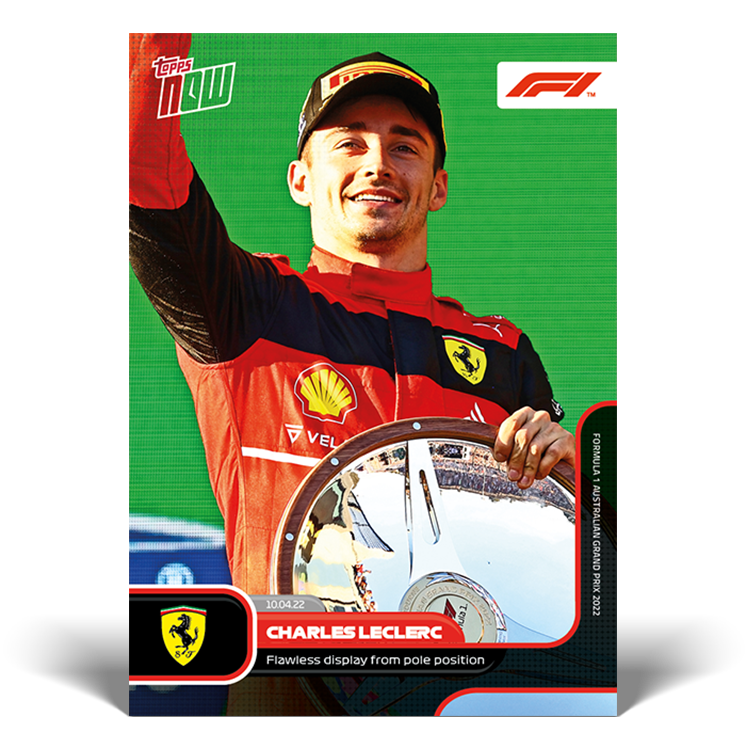 Flawless display from poll position - F1 Topps NOW® Card #009 - PR: 4085