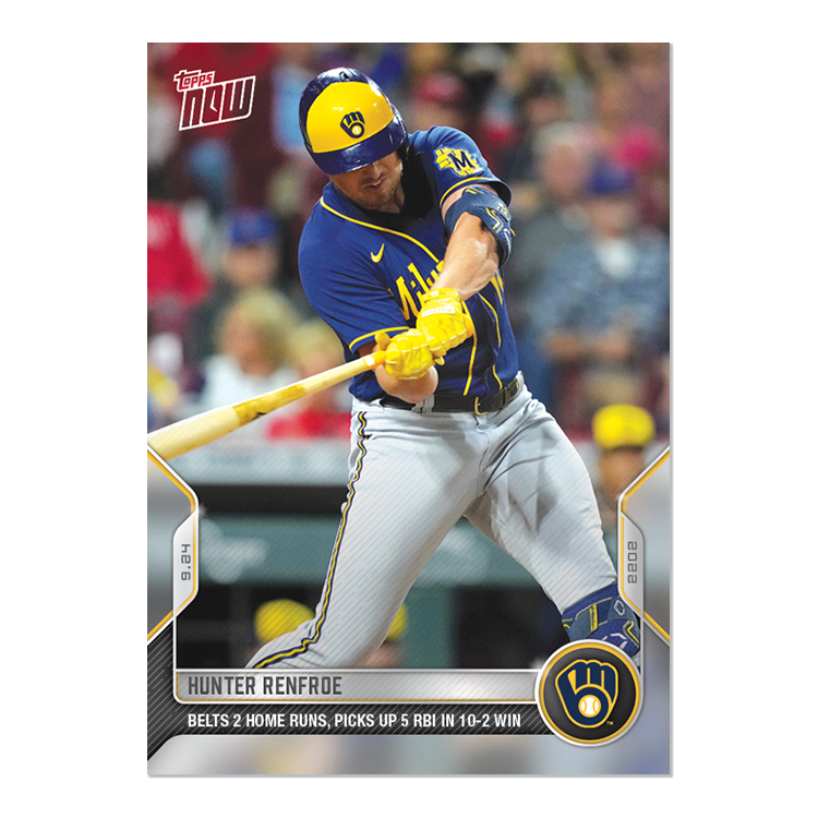 Hunter Renfroe - 2022 MLB Topps NOW® Card 953 - PR: 219