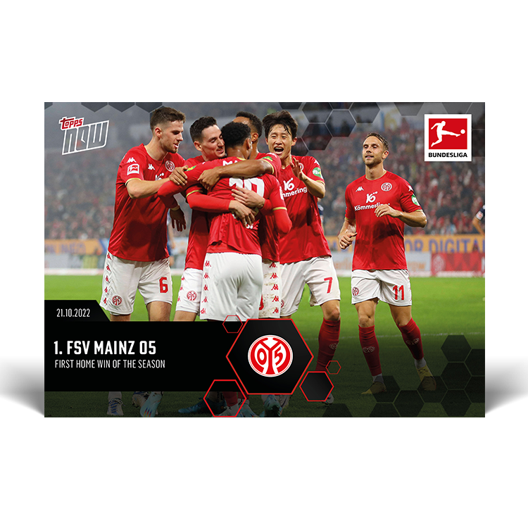 First home win of the season - Bundesliga Topps NOW® Card #65 - PR: 91