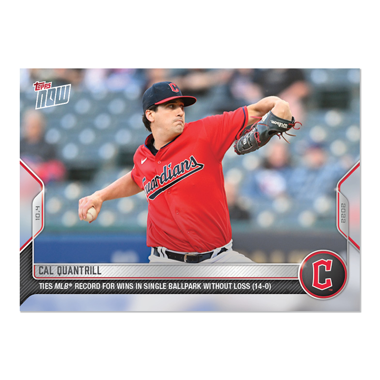 Cal Quantrill - 2022 MLB Topps NOW® Card 1016 - PR: 2038