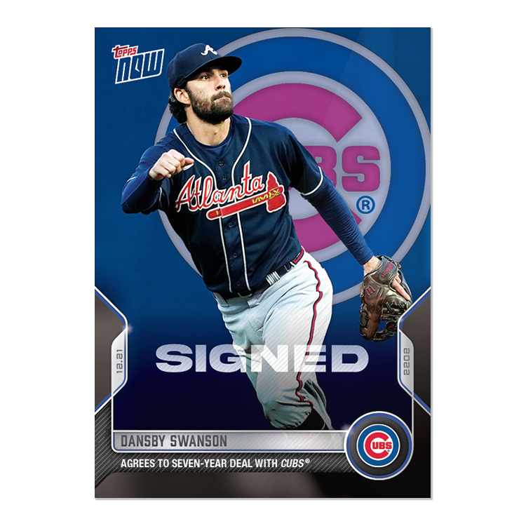 Dansby Swanson - 2022 MLB Topps NOW® Card OS52 - PR: 476